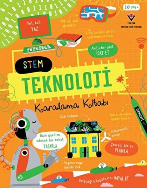 Vorderes Coverbild STEM Teknoloji Karalama Kitabi