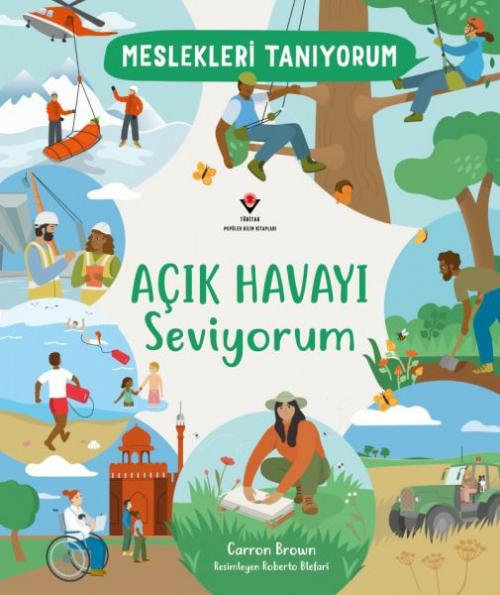 Vorderes Coverbild Acik Havayi Seviyorum - Meslekleri Taniyorum