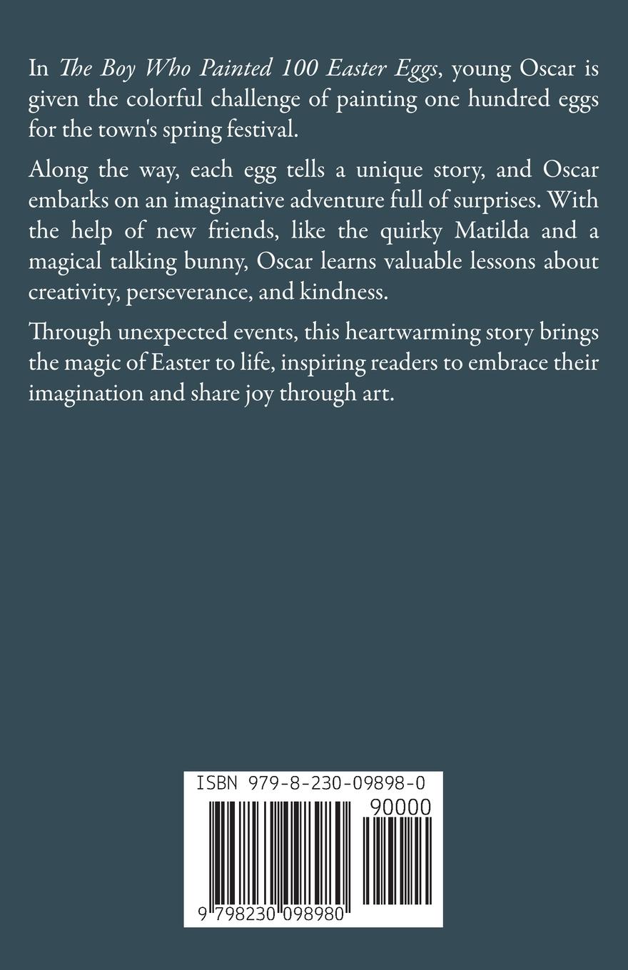 Rückseitencover The Boy Who Painted 100 Easter Eggs