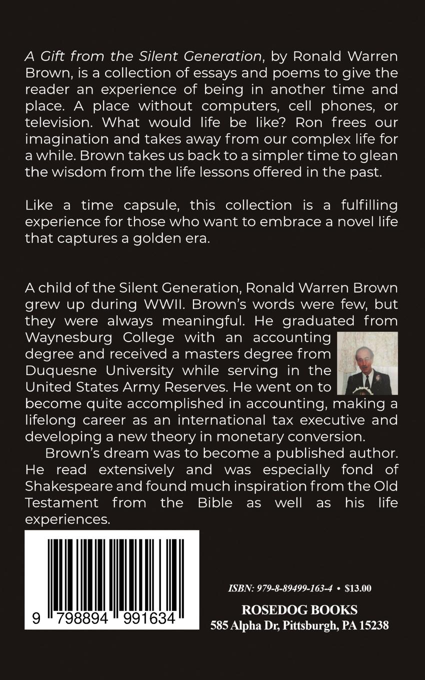 Rückseitencover A Gift from the Silent Generation