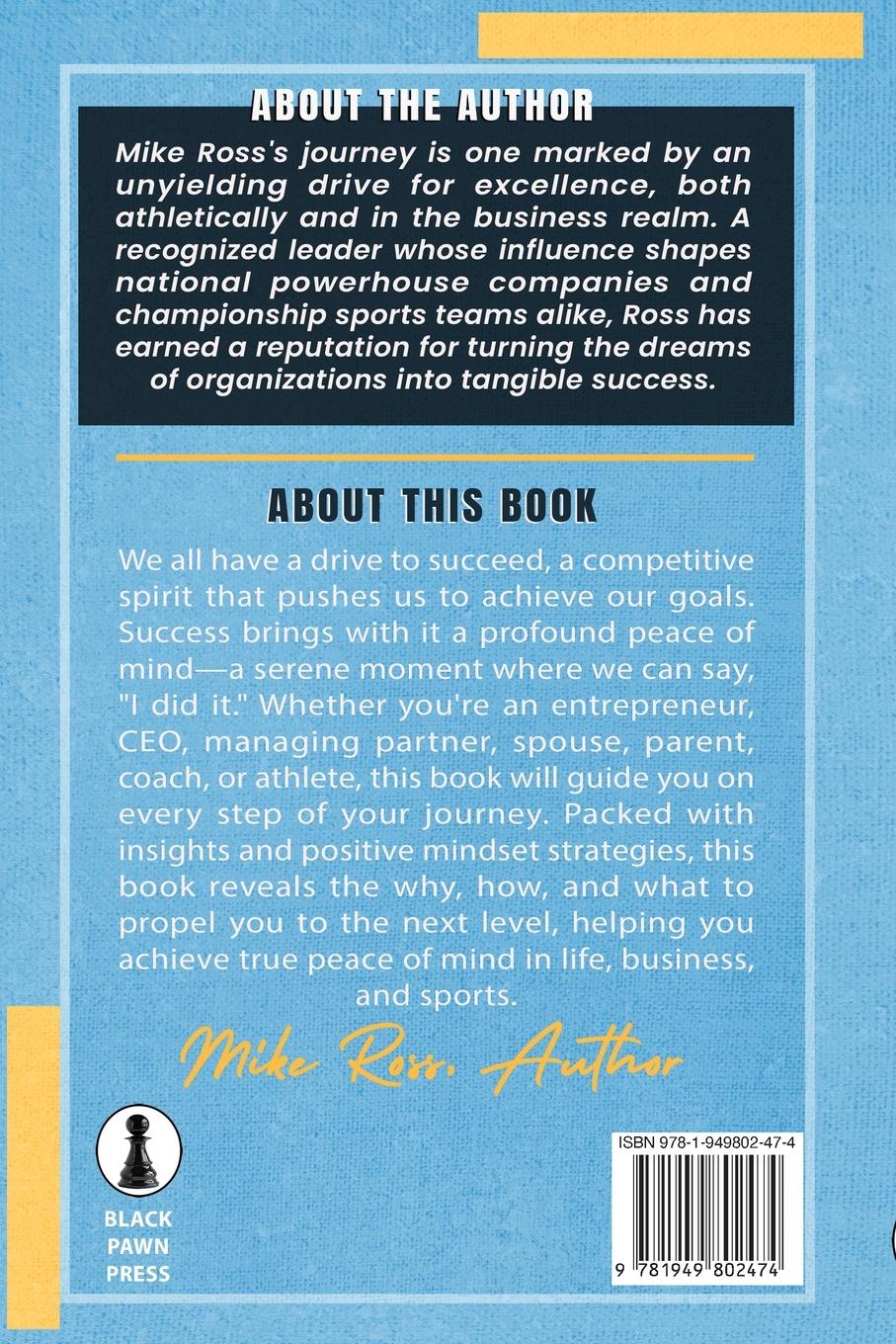 Rückseitencover Achieving Peace of Mind in Life, Business, and Sports