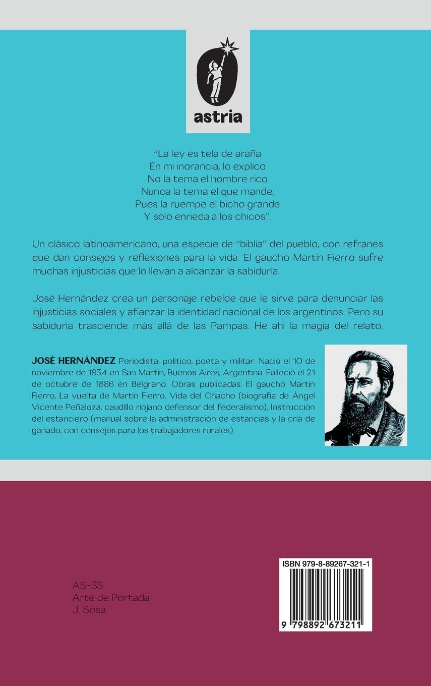 Rückseitencover Martín Fierro