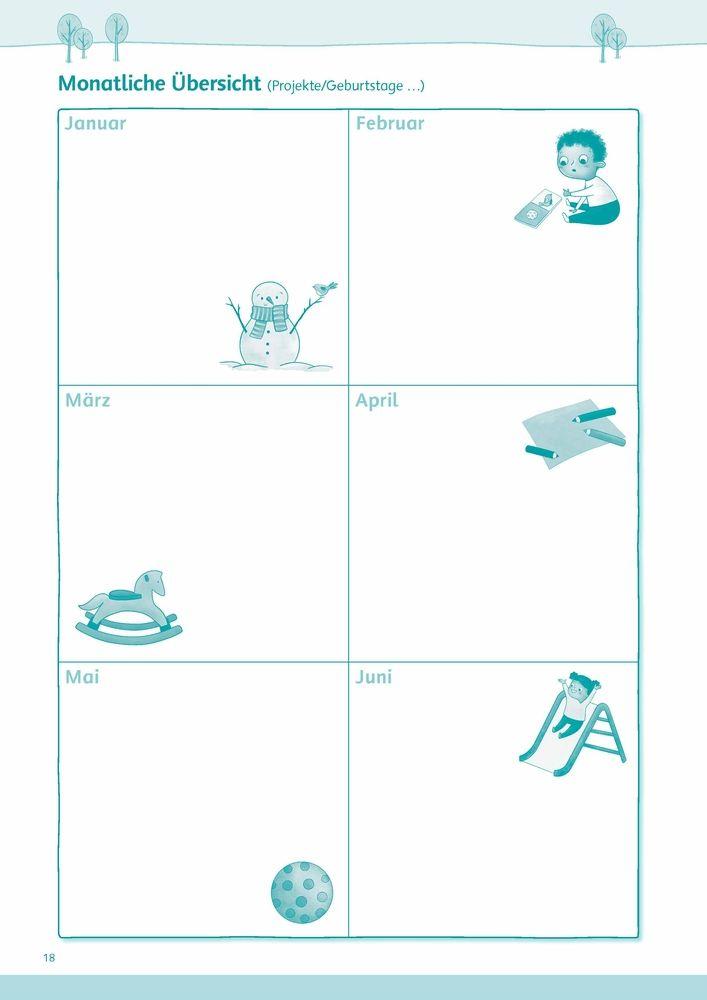 Beispielinhalt (Bild) 1-2-3-Alle da? Der kompakte Planer für Tagesmütter und -väter