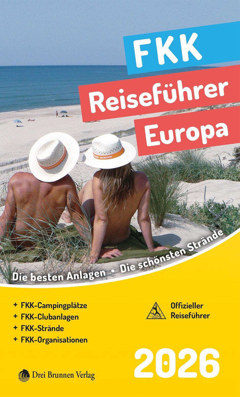 Vorderes Coverbild FKK Reiseführer Europa 2026