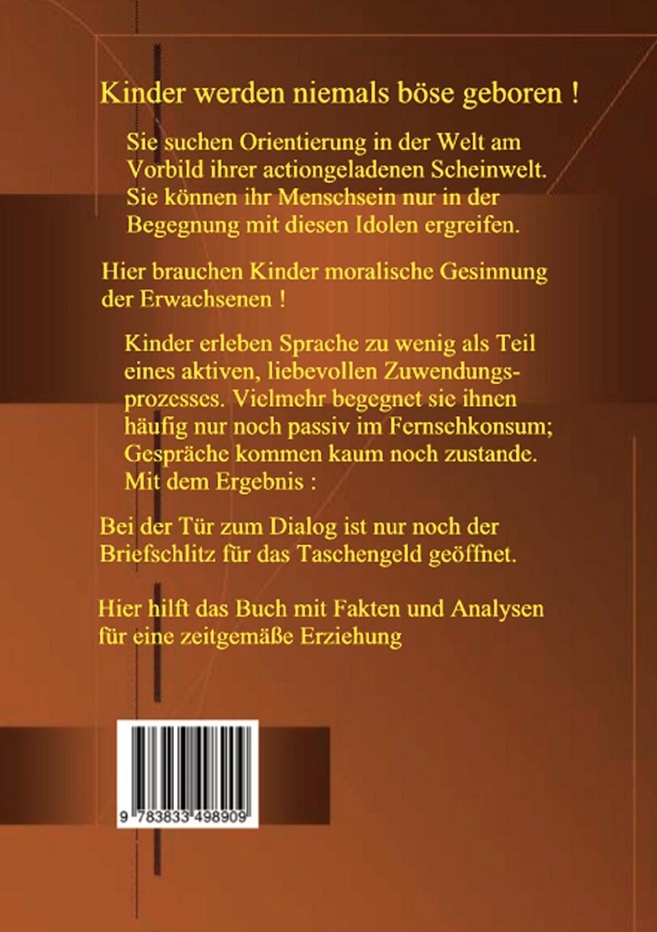 Rückseitencover Kindererziehung - Pro und Kontra "Kinderkrippe" -