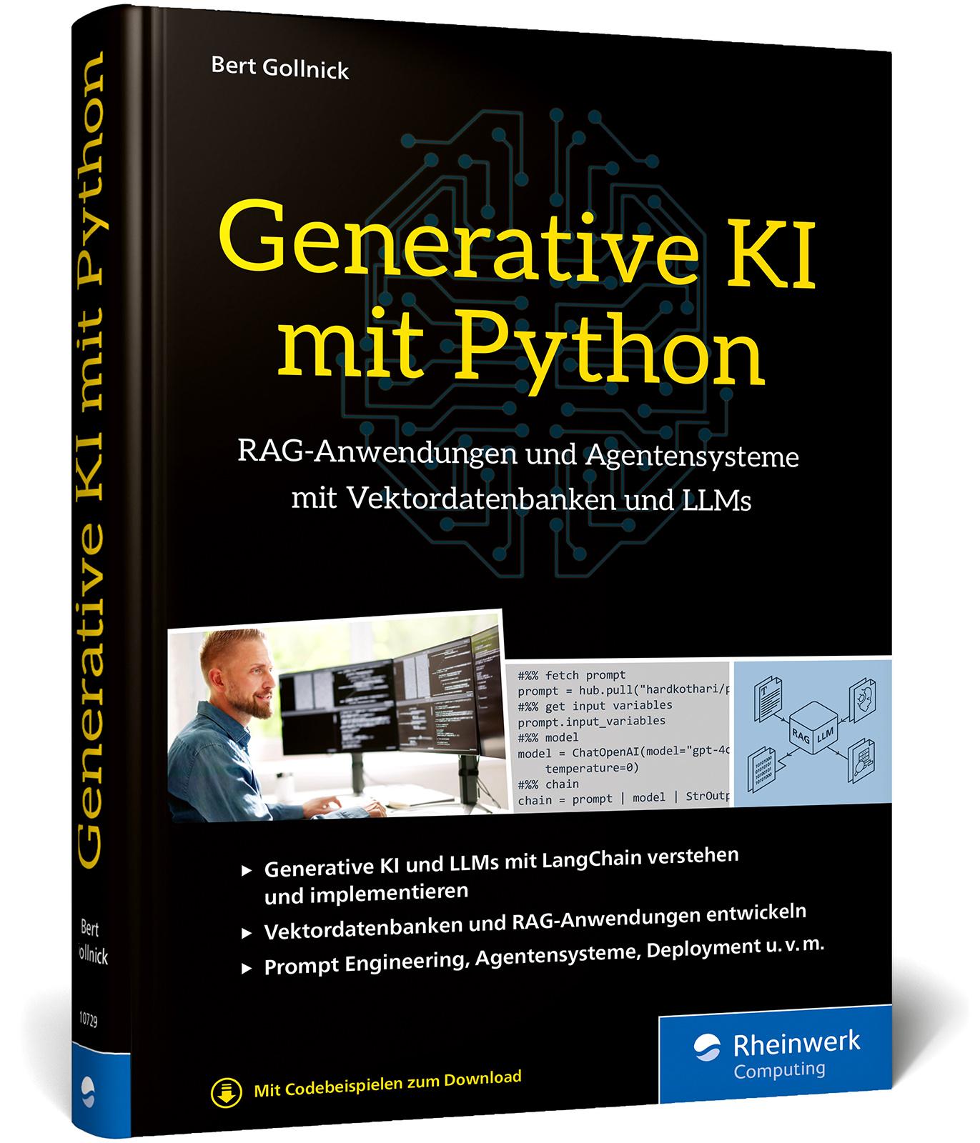 Vorderes Coverbild Generative KI mit Python