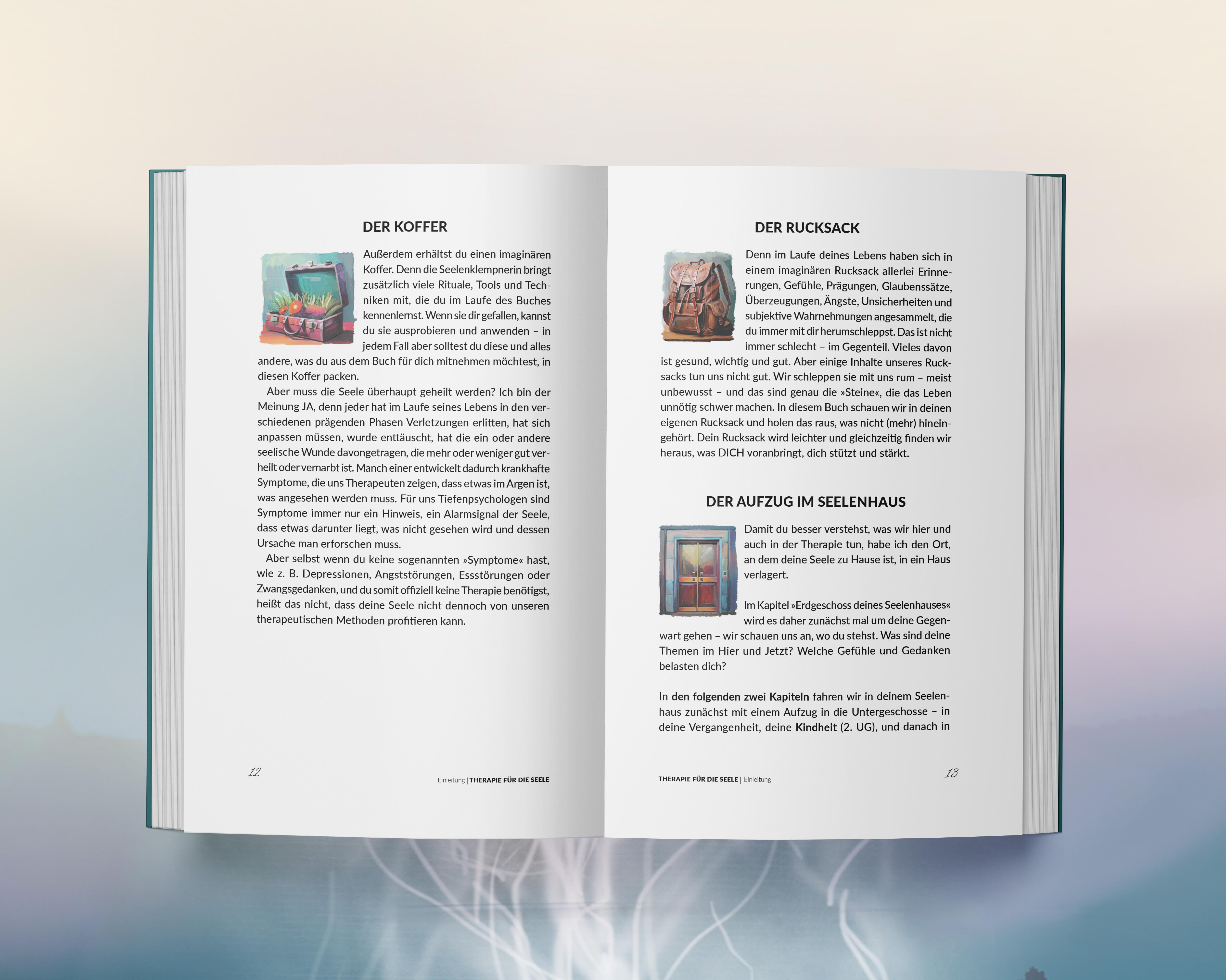 Beispielinhalt (Bild) Therapie für die Seele