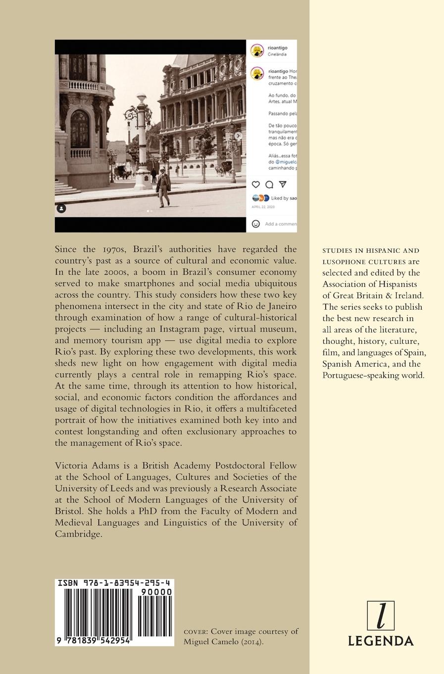 Rückseitencover Digital Media, Memory and Heritage in Contemporary Rio de Janeiro