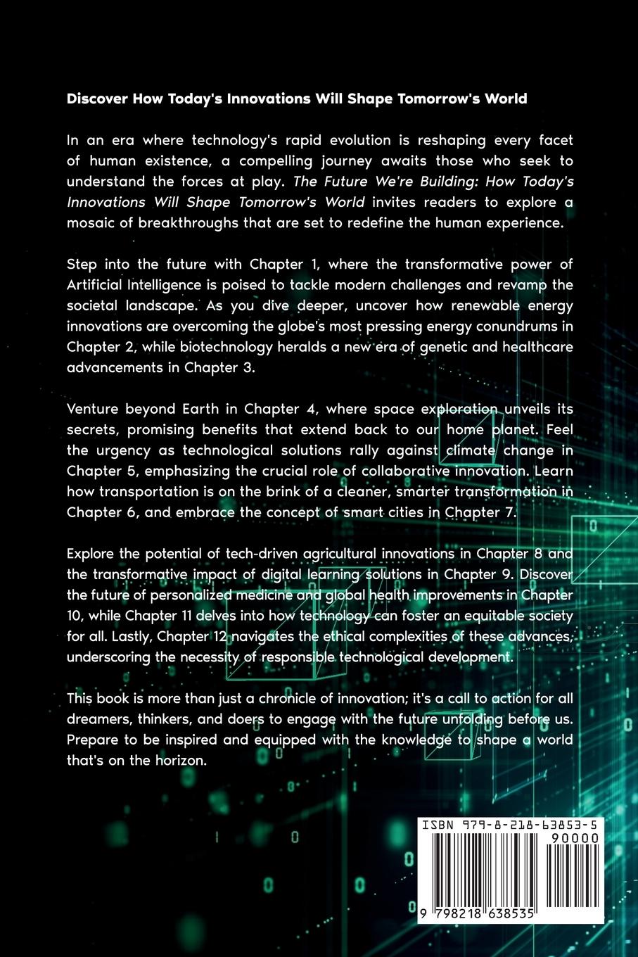 Rückseitencover The Future We're Building