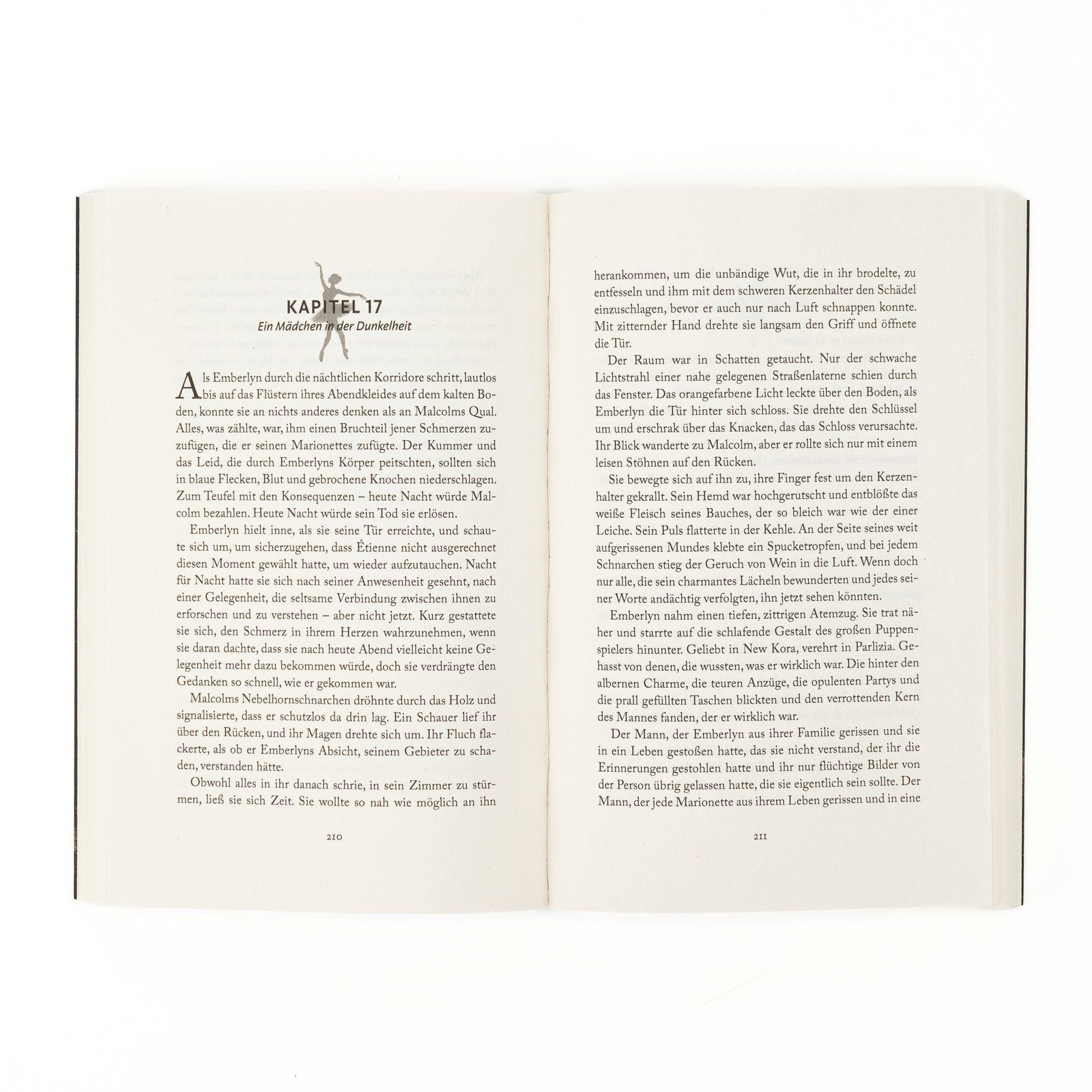 Beispielinhalt (Bild) Girls of Dark Divine - Eine Tänzerin. Ein Fluch. Eine verzweifelte Liebe.