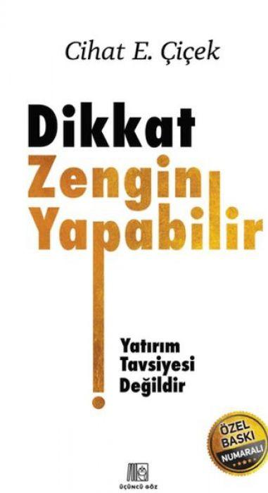 Vorderes Coverbild Dikkat Zengin Yapabilir Ciltli, Özel Baski