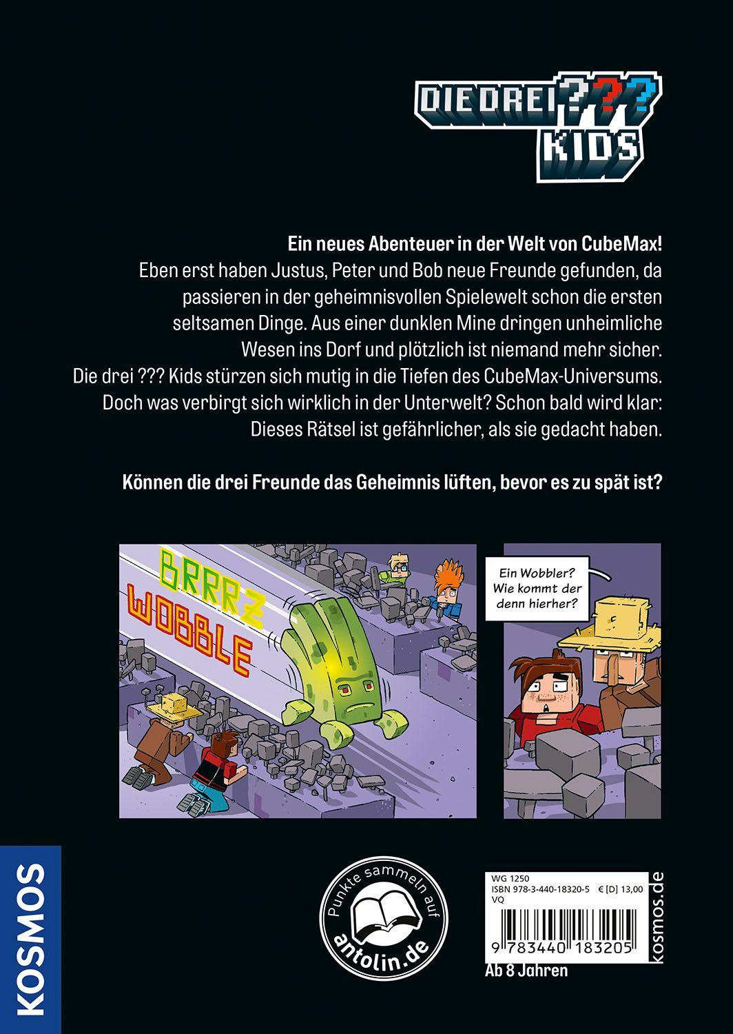 Beispielinhalt (Bild) Die drei ??? Kids, Gefangen in CubeMax