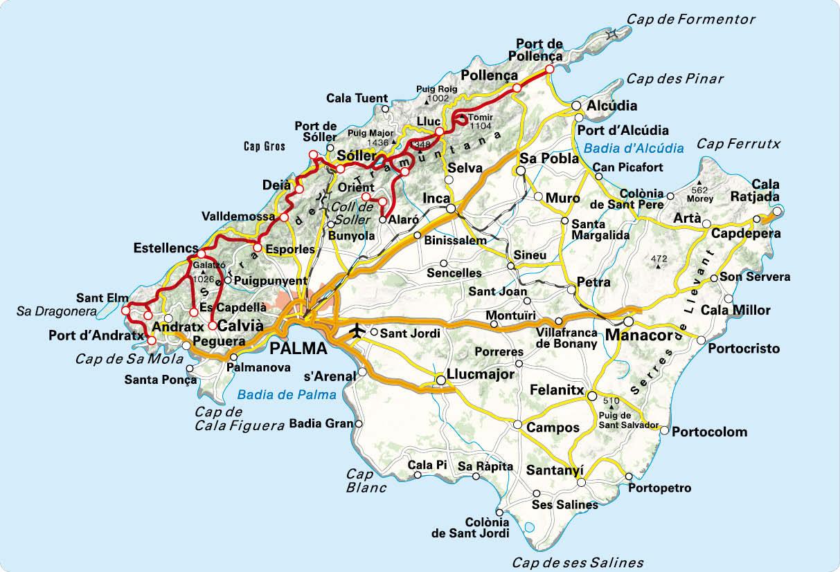 Beispielinhalt (Bild) Mallorca GR 221