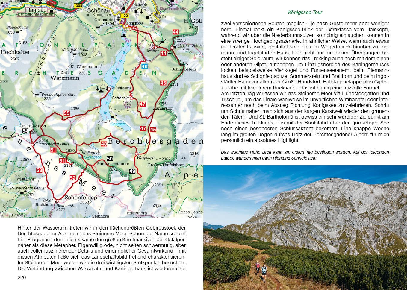 Beispielinhalt (Bild) Von Hütte zu Hütte - Bayerische Alpen