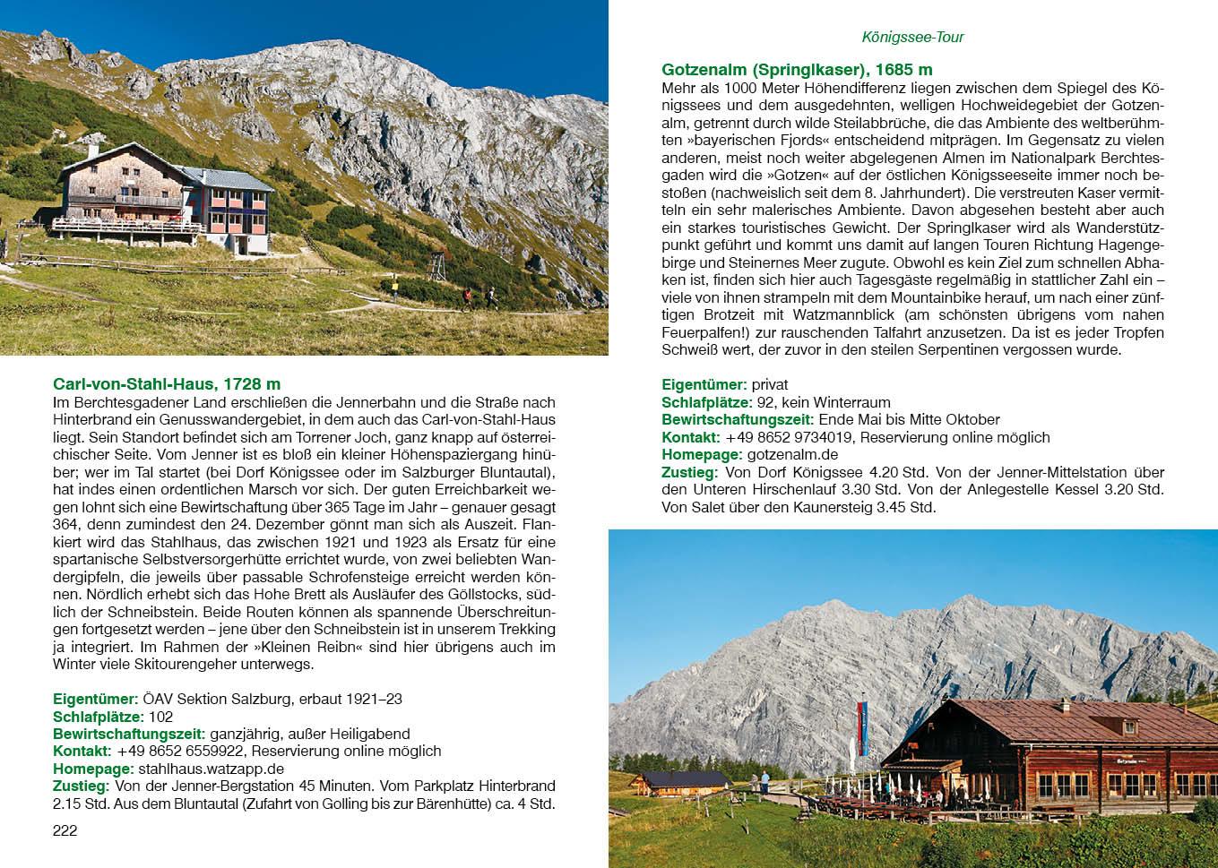 Beispielinhalt (Bild) Von Hütte zu Hütte - Bayerische Alpen