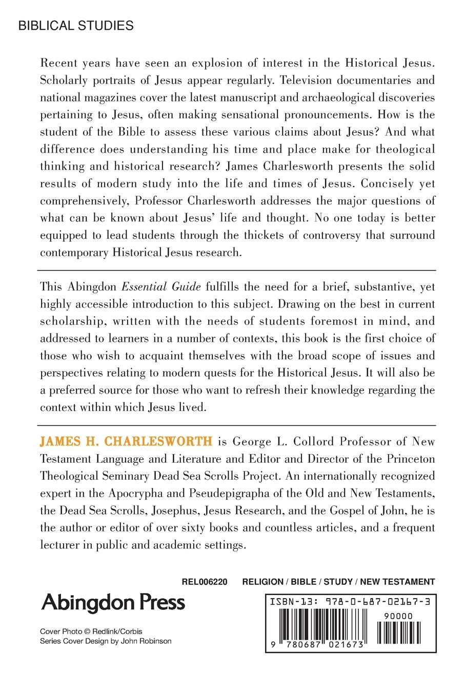 Rückseitencover The Historical Jesus
