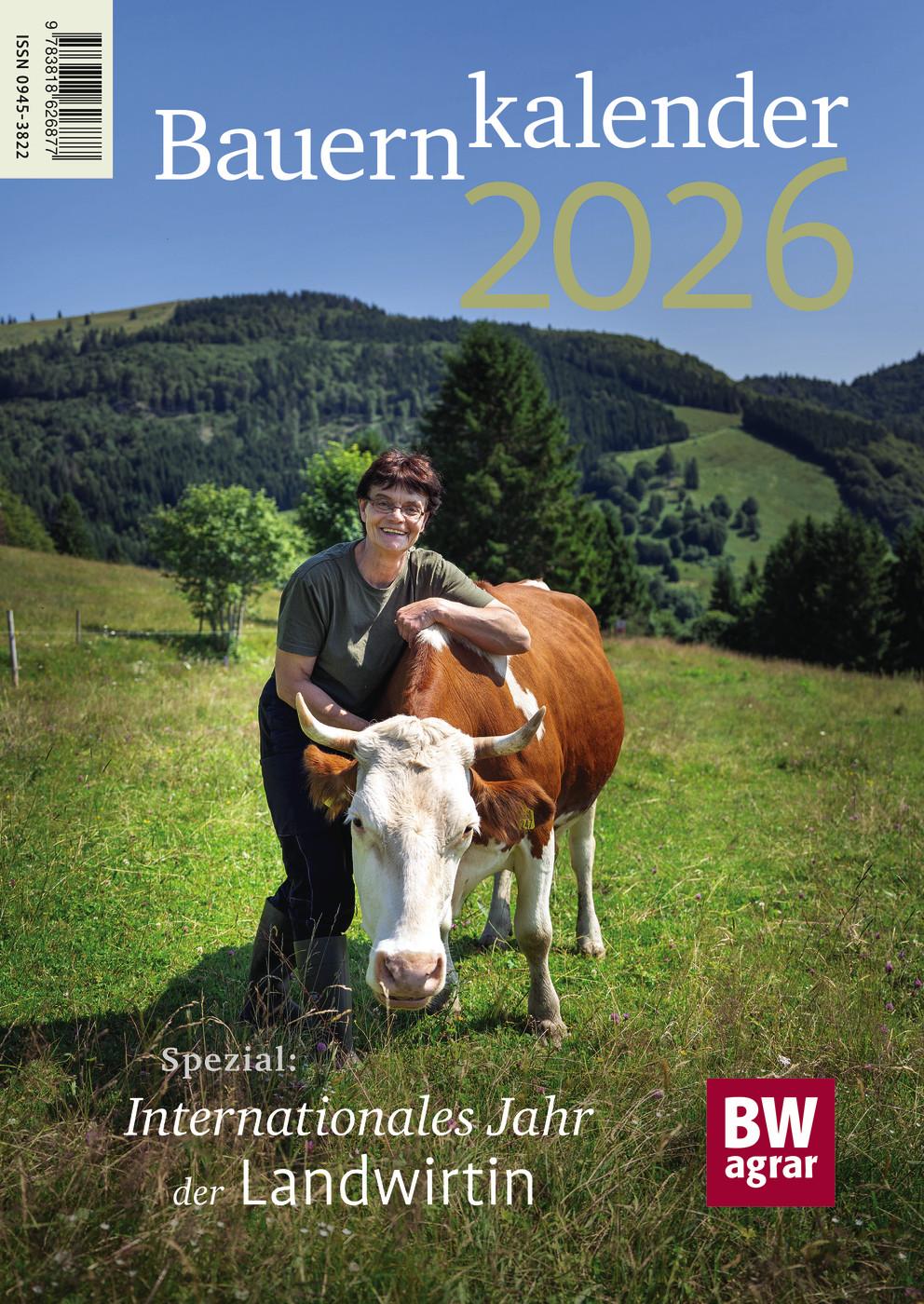 Vorderes Coverbild Bauernkalender 2026