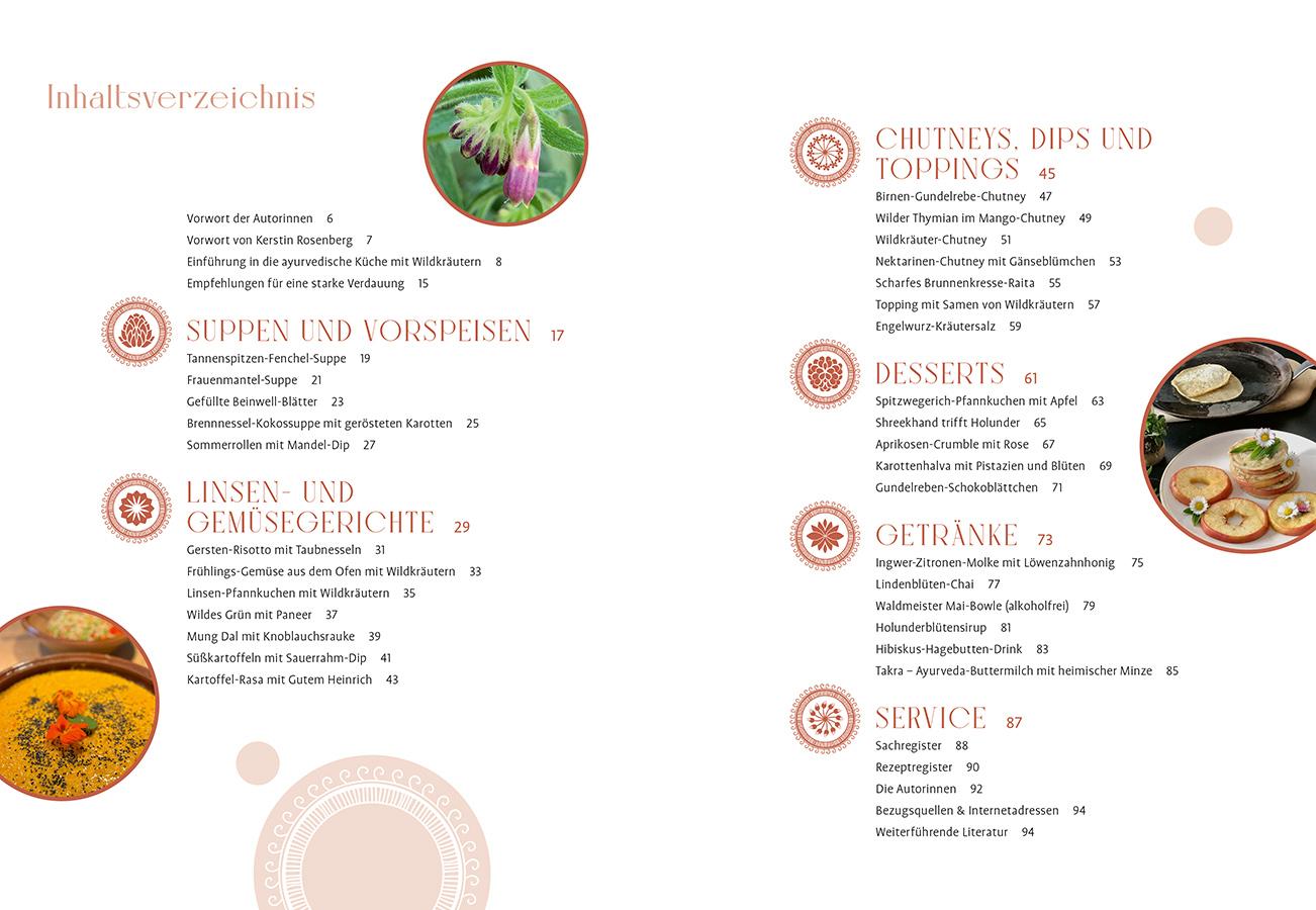 Beispielinhalt (Bild) Ayurveda mit Wildkräutern