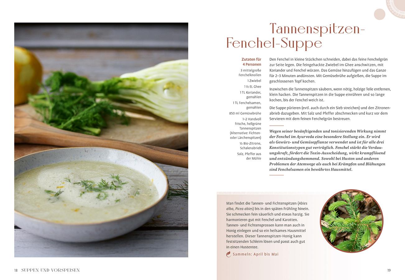 Beispielinhalt (Bild) Ayurveda mit Wildkräutern