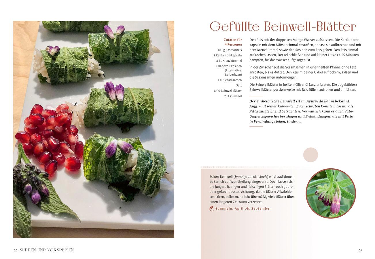 Beispielinhalt (Bild) Ayurveda mit Wildkräutern