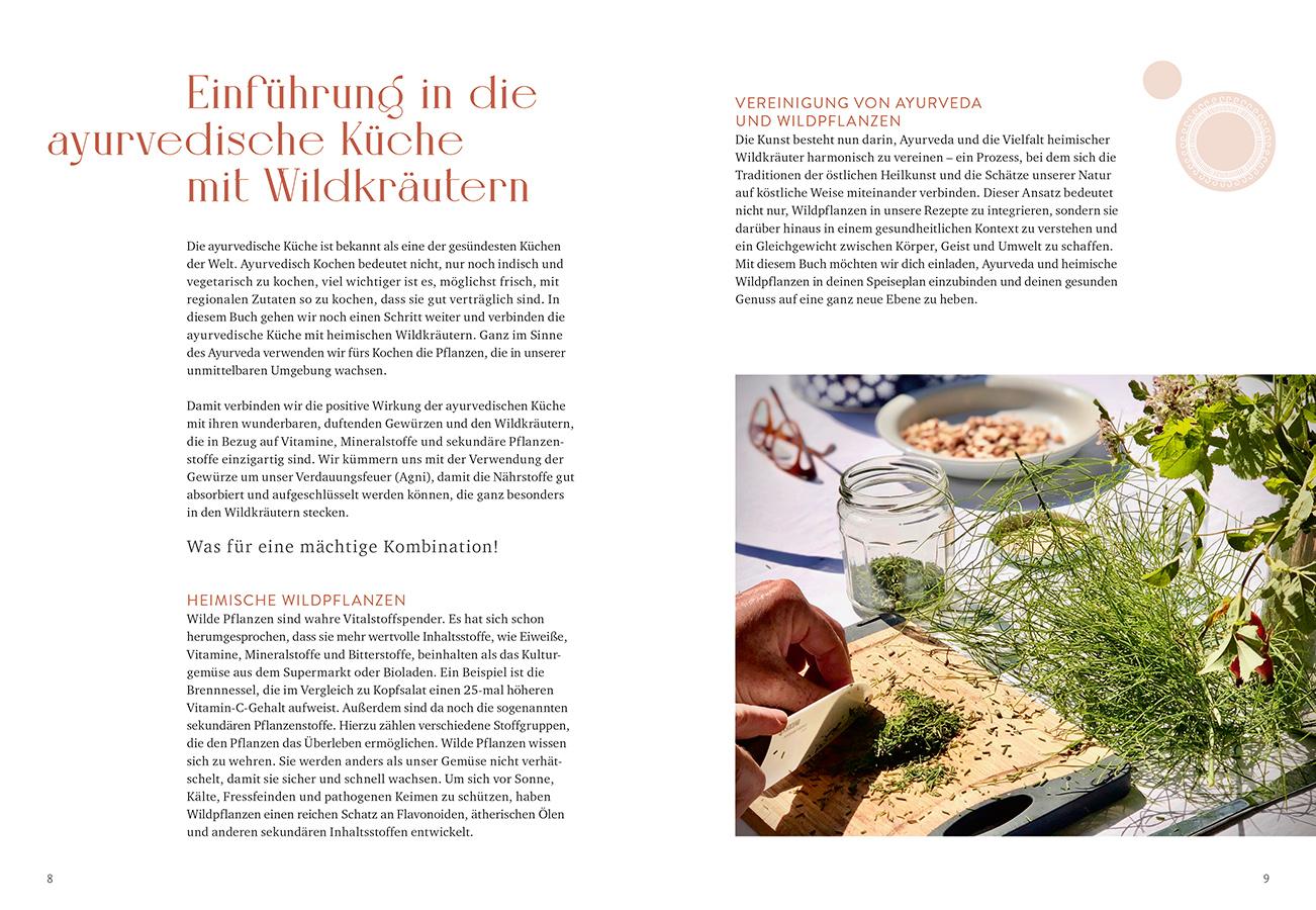 Beispielinhalt (Bild) Ayurveda mit Wildkräutern