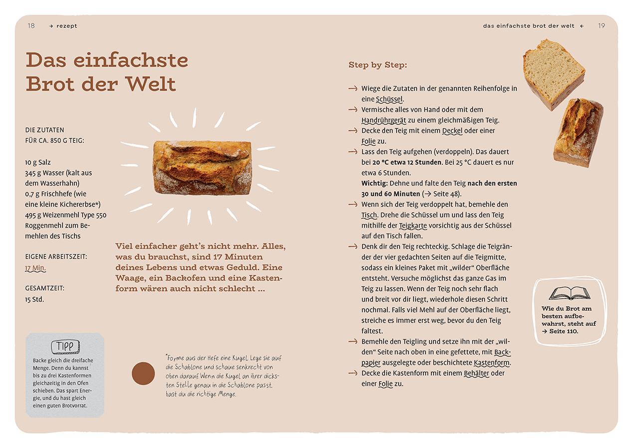 Beispielinhalt (Bild) Dein Projekt. Dein Guide. Brot backen