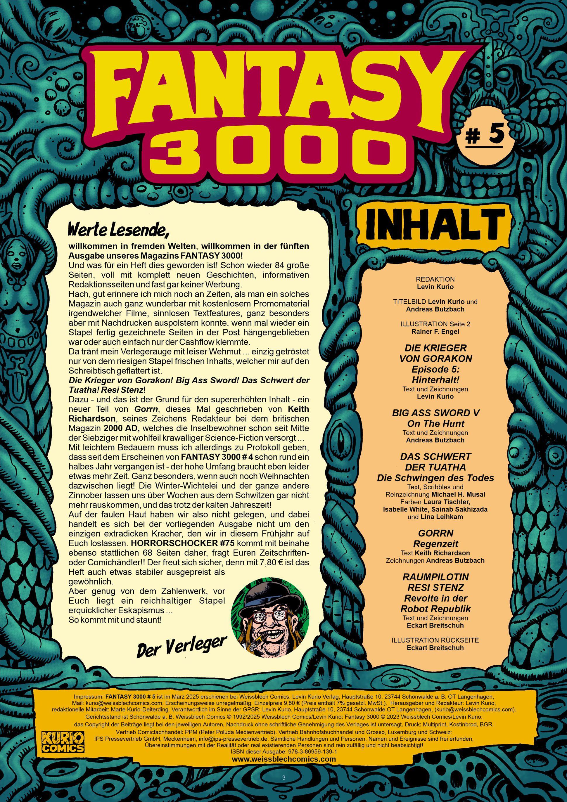 Beispielinhalt (Bild) Fantasy 3000 Band 5