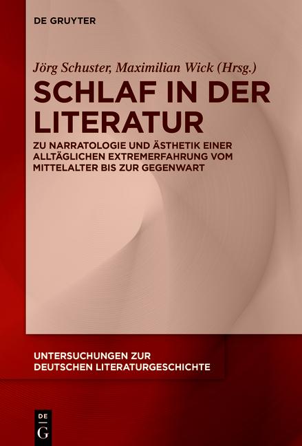 Vorderes Coverbild Schlaf in der Literatur