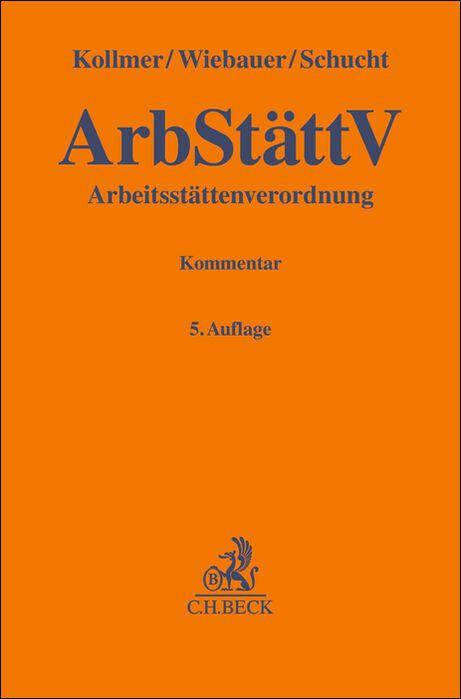 Vorderes Coverbild Arbeitsstättenverordnung (ArbStättV)