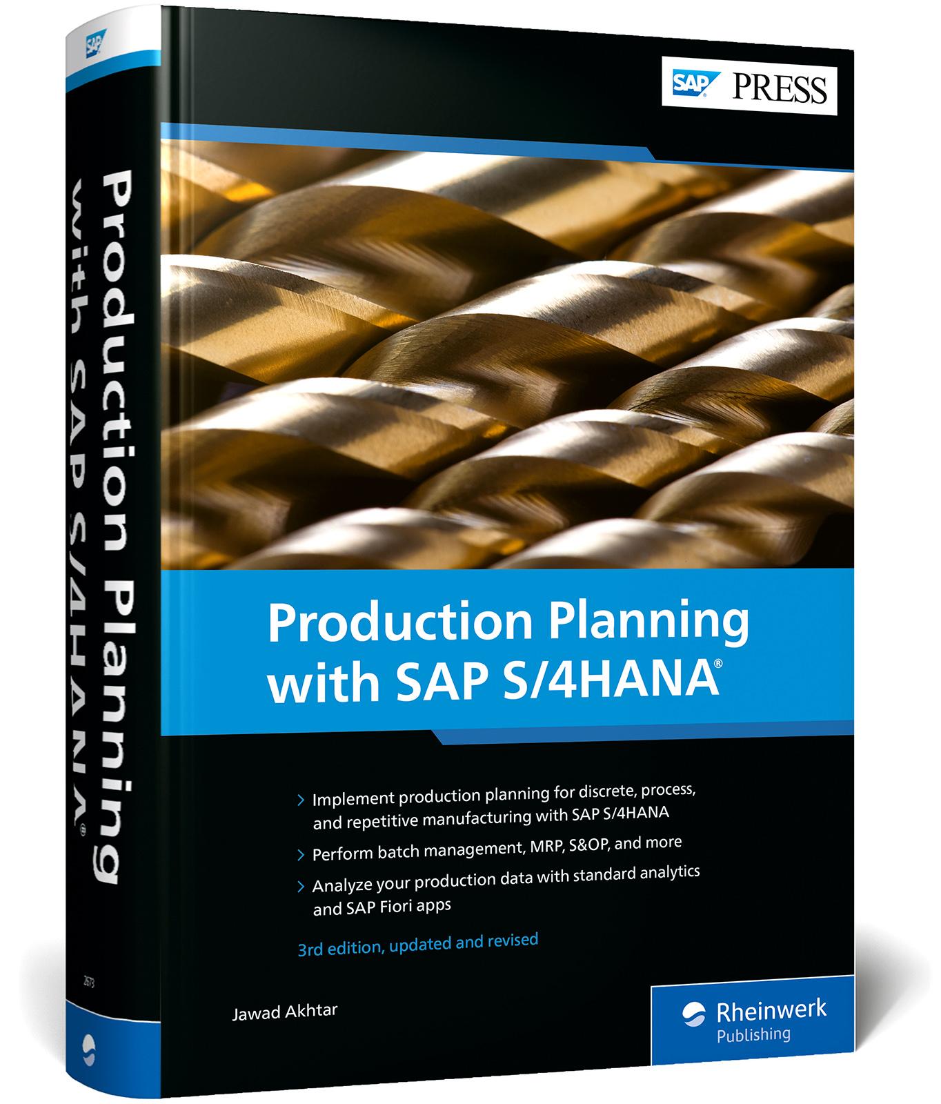 Vorderes Coverbild Production Planning with SAP S/4HANA