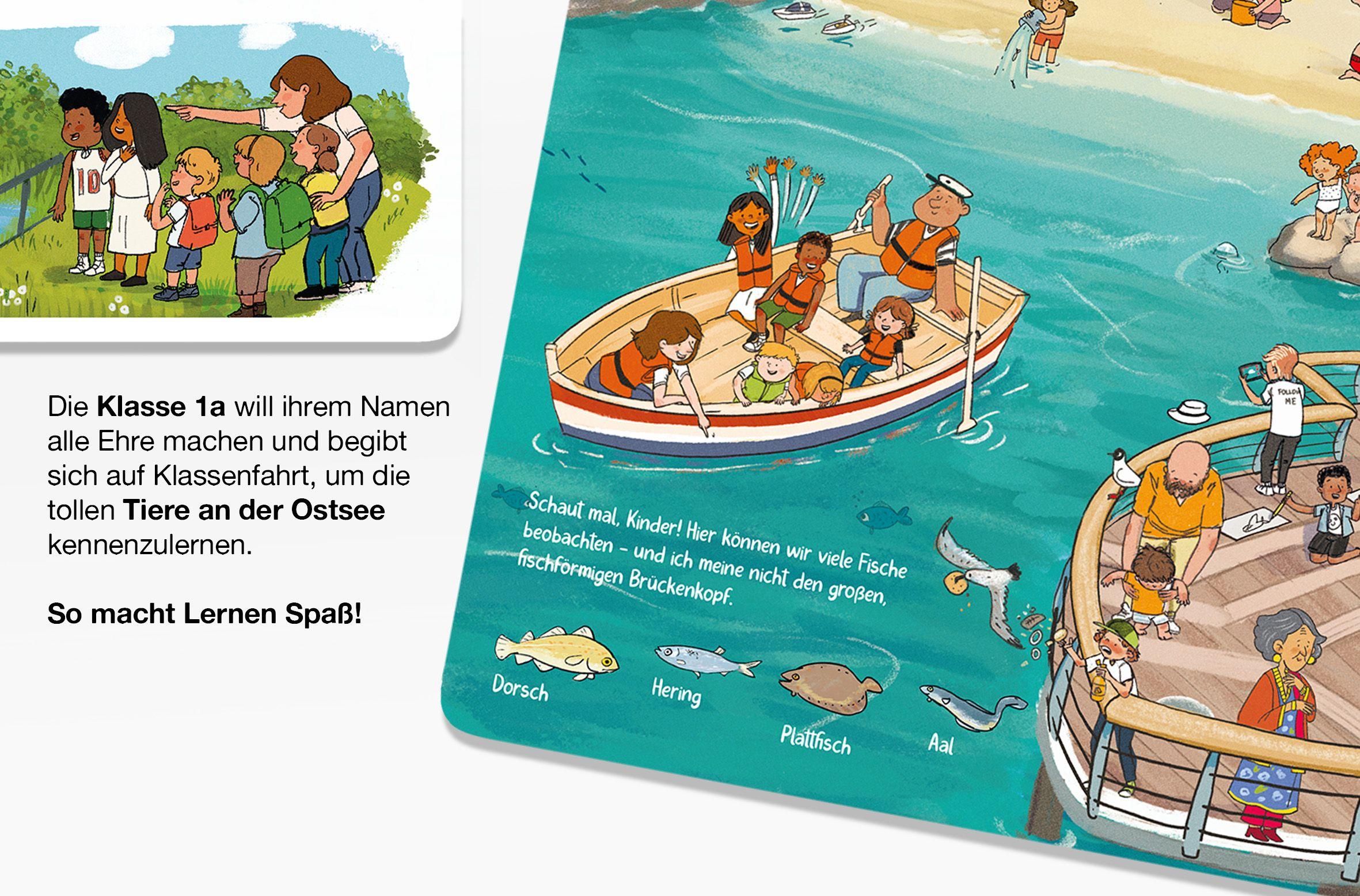 Beispielinhalt (Bild) Das Timmendorfer Strand Wimmelbuch