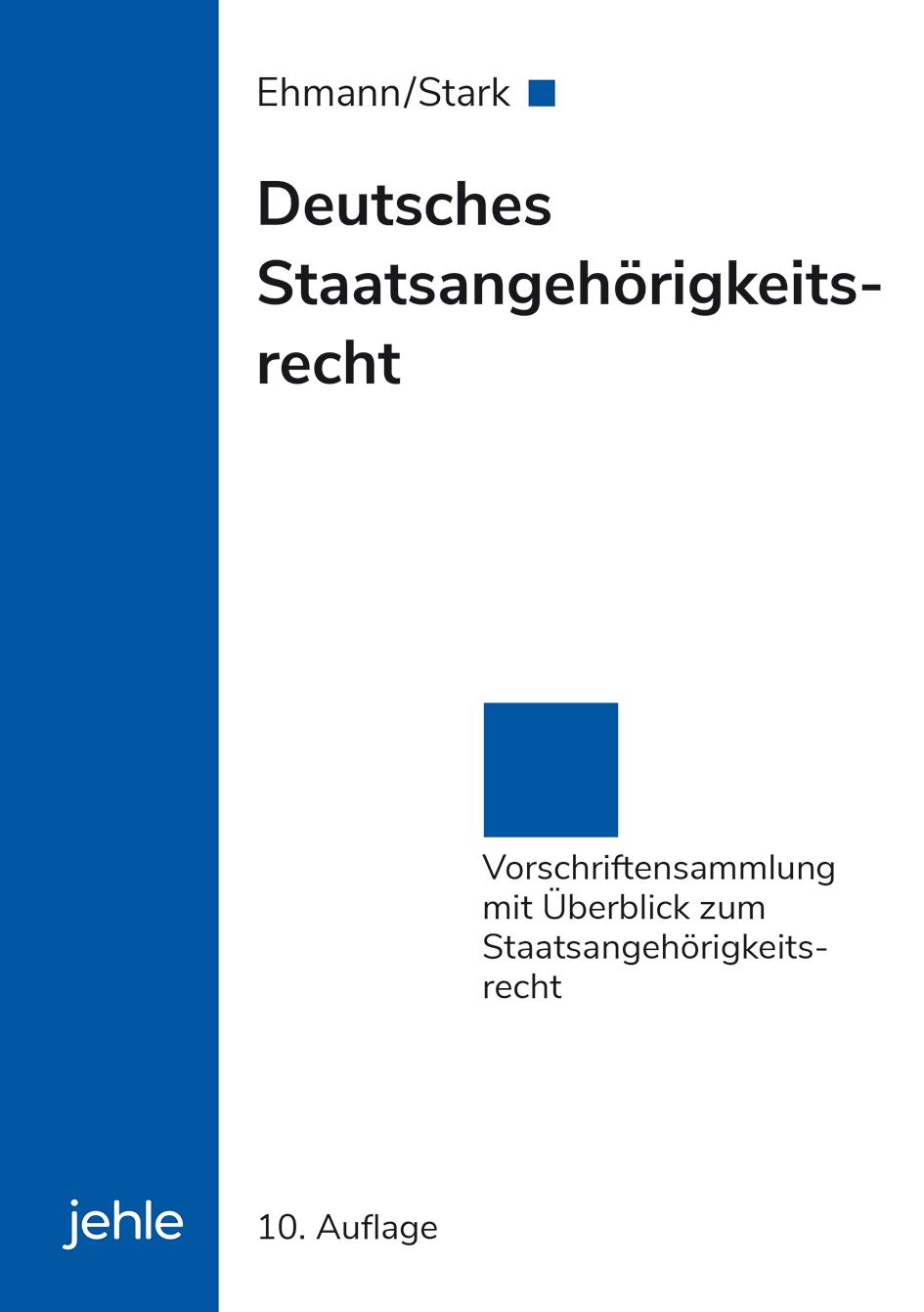 Vorderes Coverbild Deutsches Staatsangehörigkeitsrecht