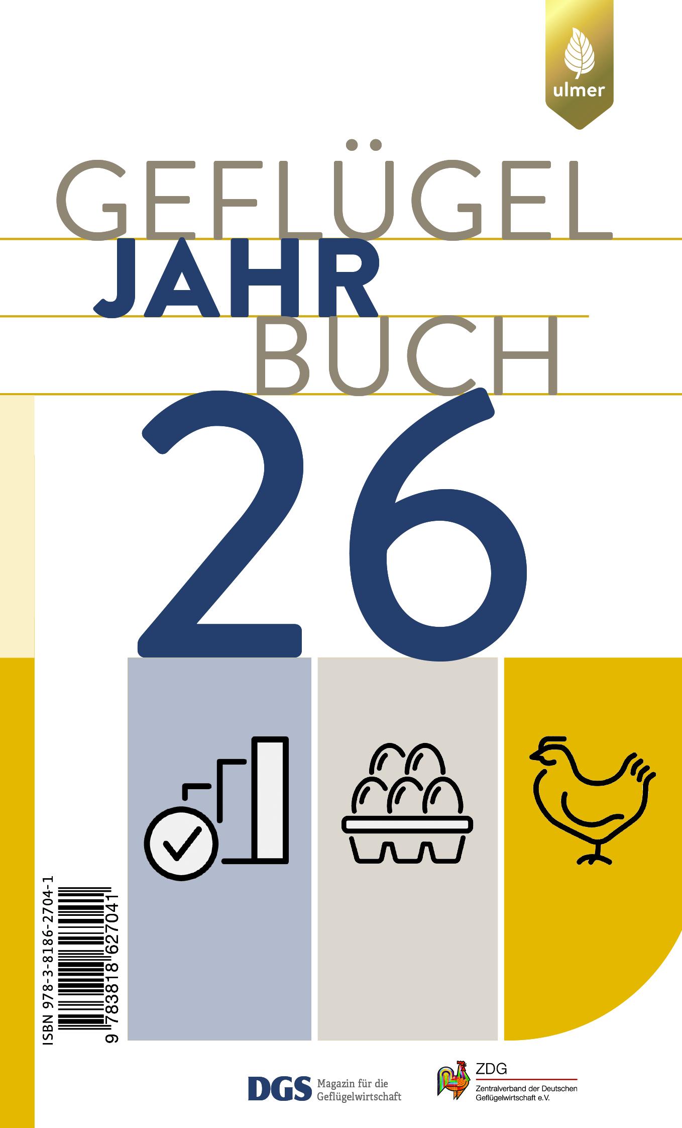 Vorderes Coverbild Geflügeljahrbuch 2026