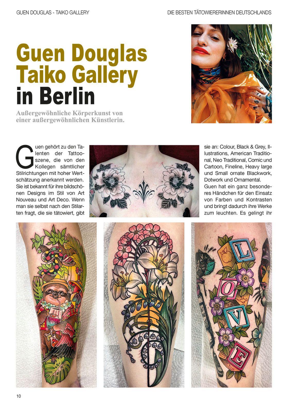 Beispielinhalt (Bild) Die besten Tätowiererinnen in Deutschland Vol.2