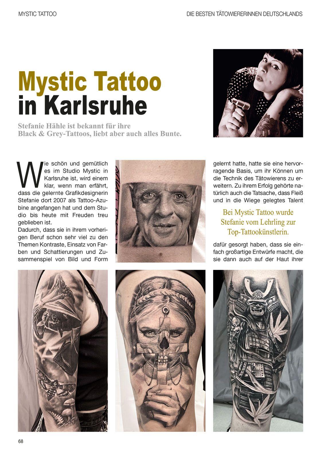 Beispielinhalt (Bild) Die besten Tätowiererinnen in Deutschland Vol.2