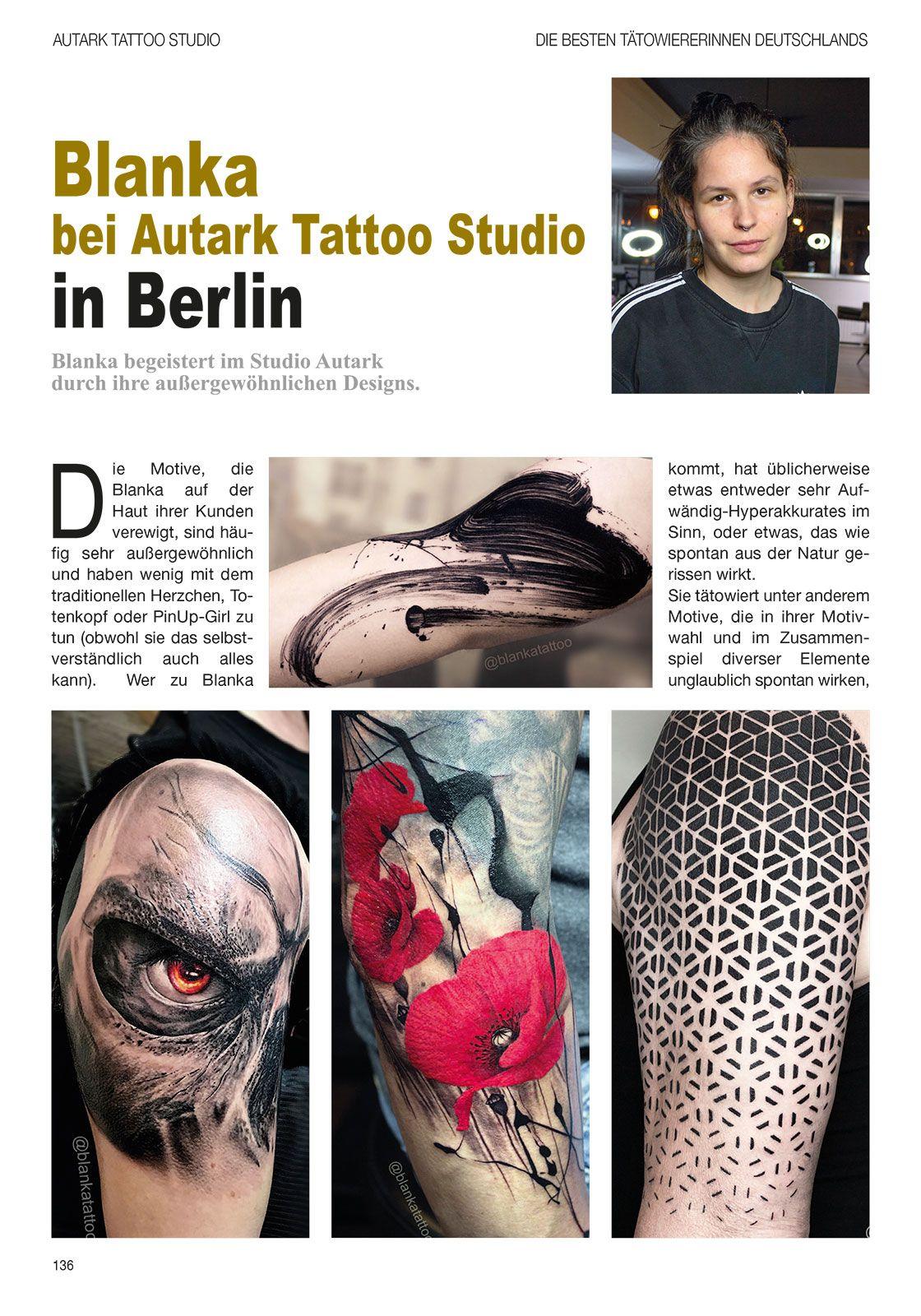 Beispielinhalt (Bild) Die besten Tätowiererinnen in Deutschland Vol.2