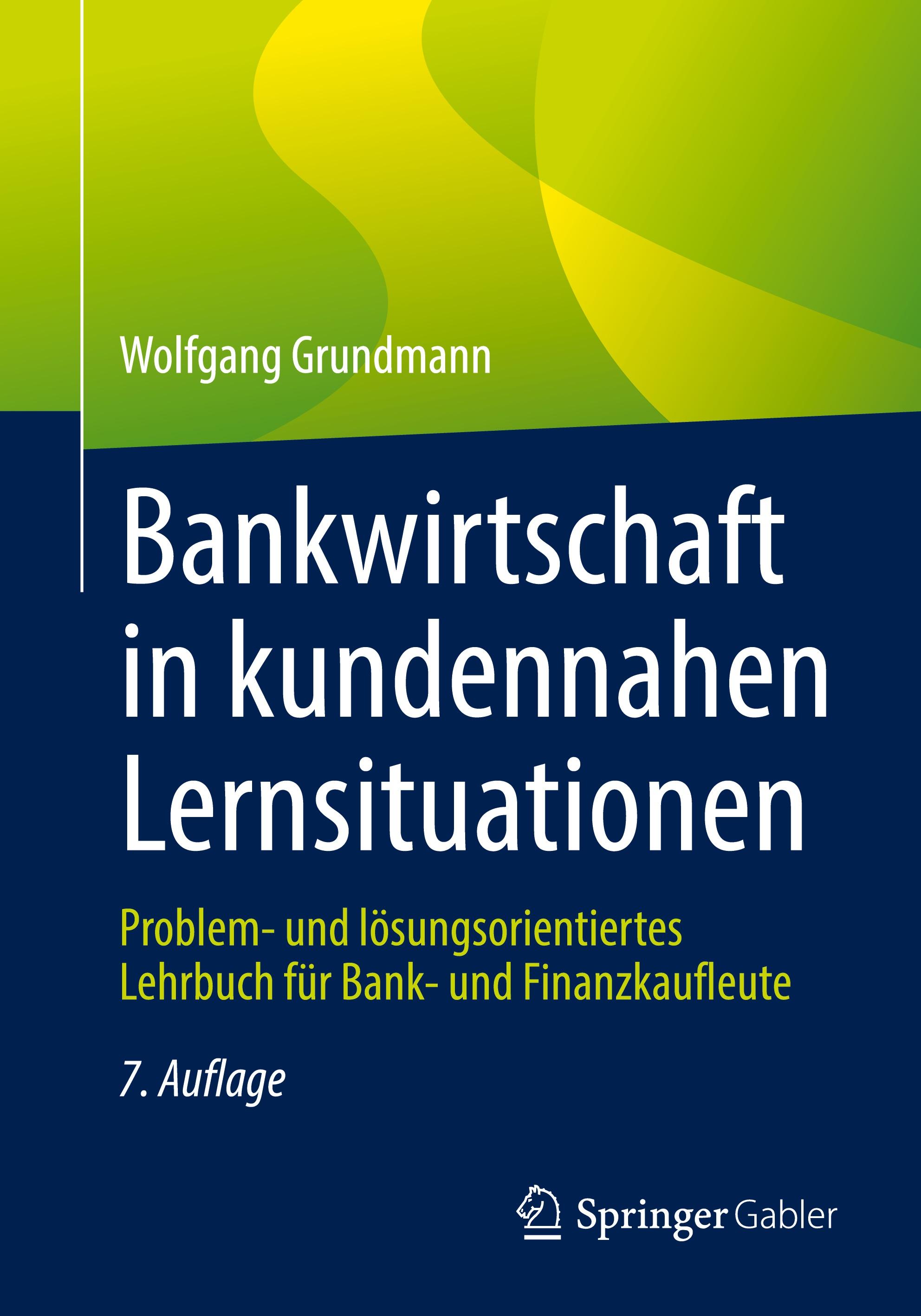 Vorderes Coverbild Bankwirtschaft in kundennahen Lernsituationen