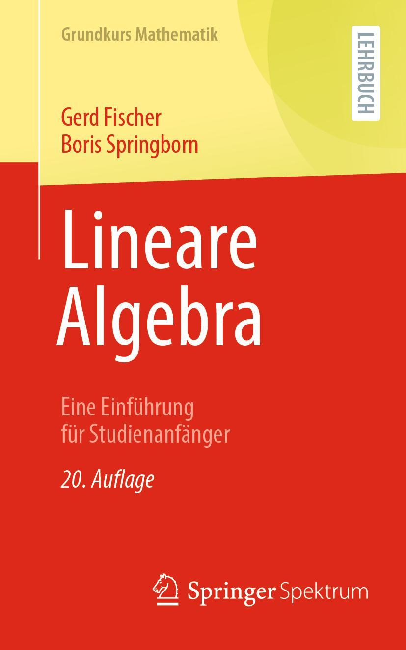 Vorderes Coverbild Lineare Algebra