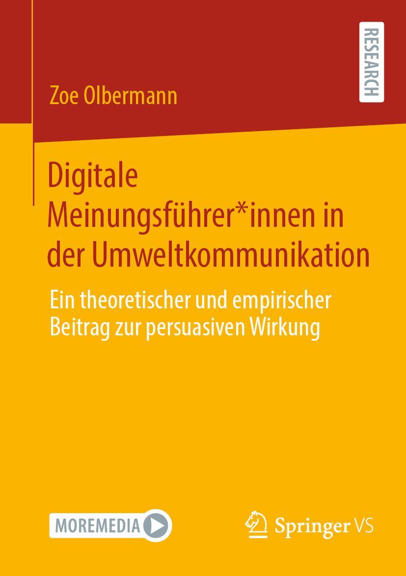 Vorderes Coverbild Digitale Meinungsführer*innen in der Umweltkommunikation