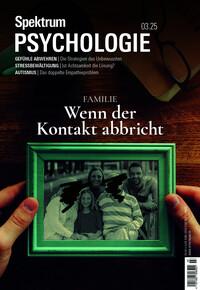 Vorderes Coverbild Spektrum Psychologie 3/2025 Familie - Wenn der Kontakt abbricht