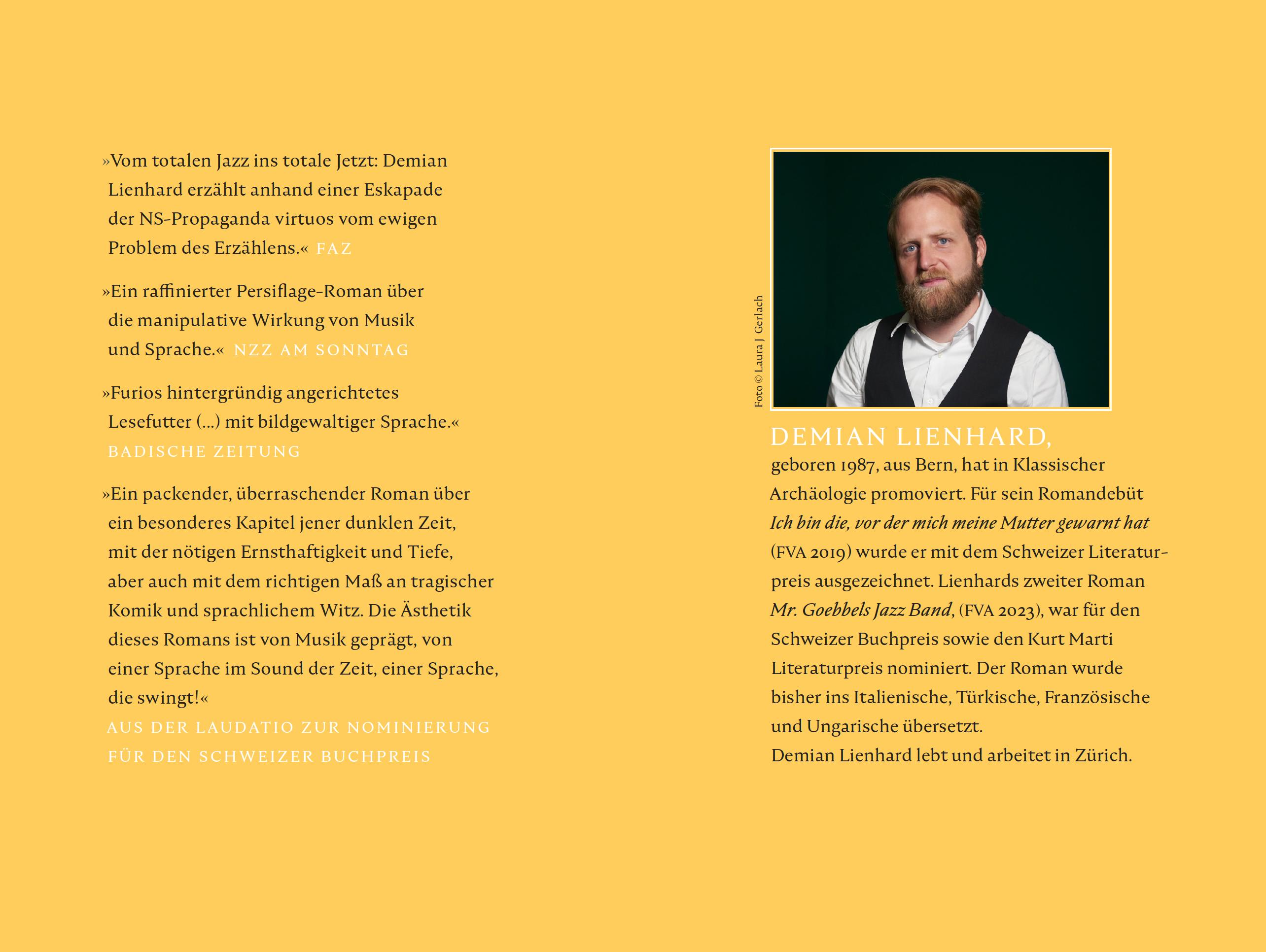 Beispielinhalt (Bild) Mr. Goebbels Jazz Band