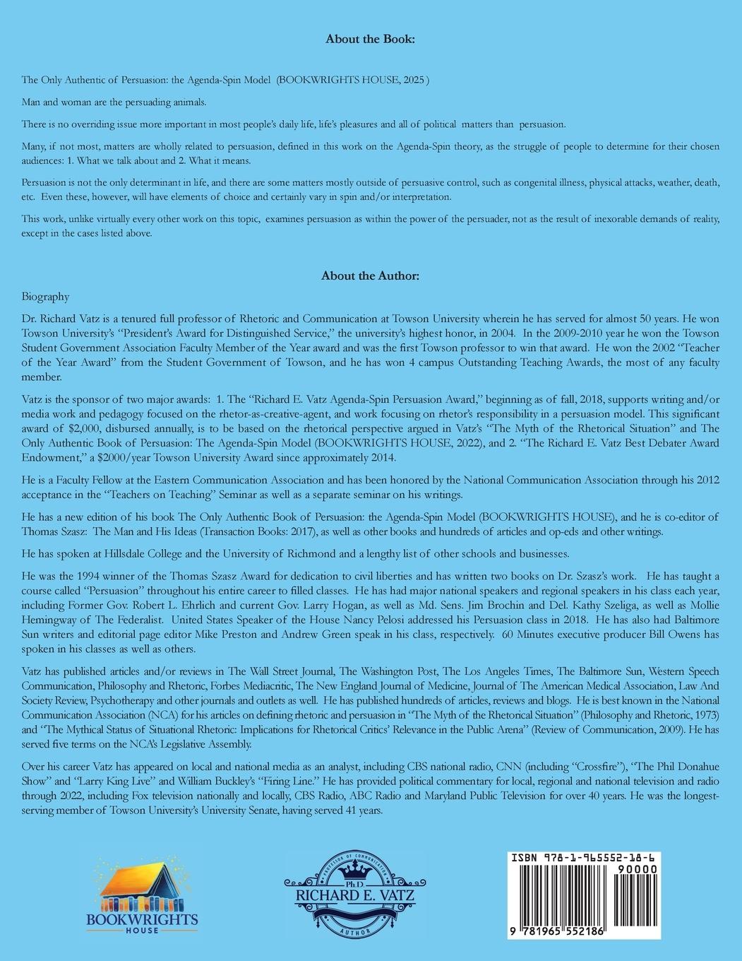 Rückseitencover The Only Authentic Book of Persuasion