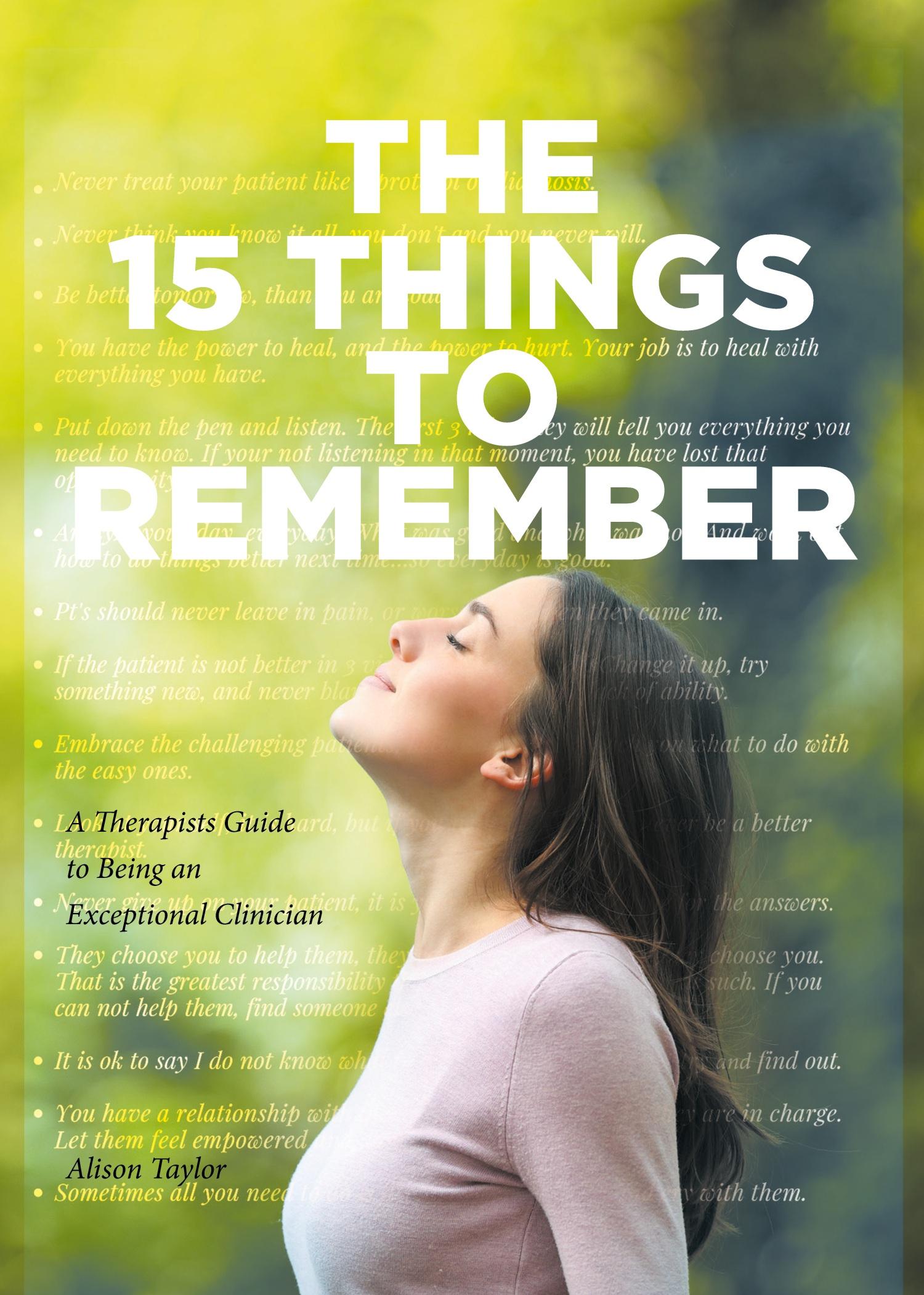 Vorderes Coverbild The 15 Things to Remember