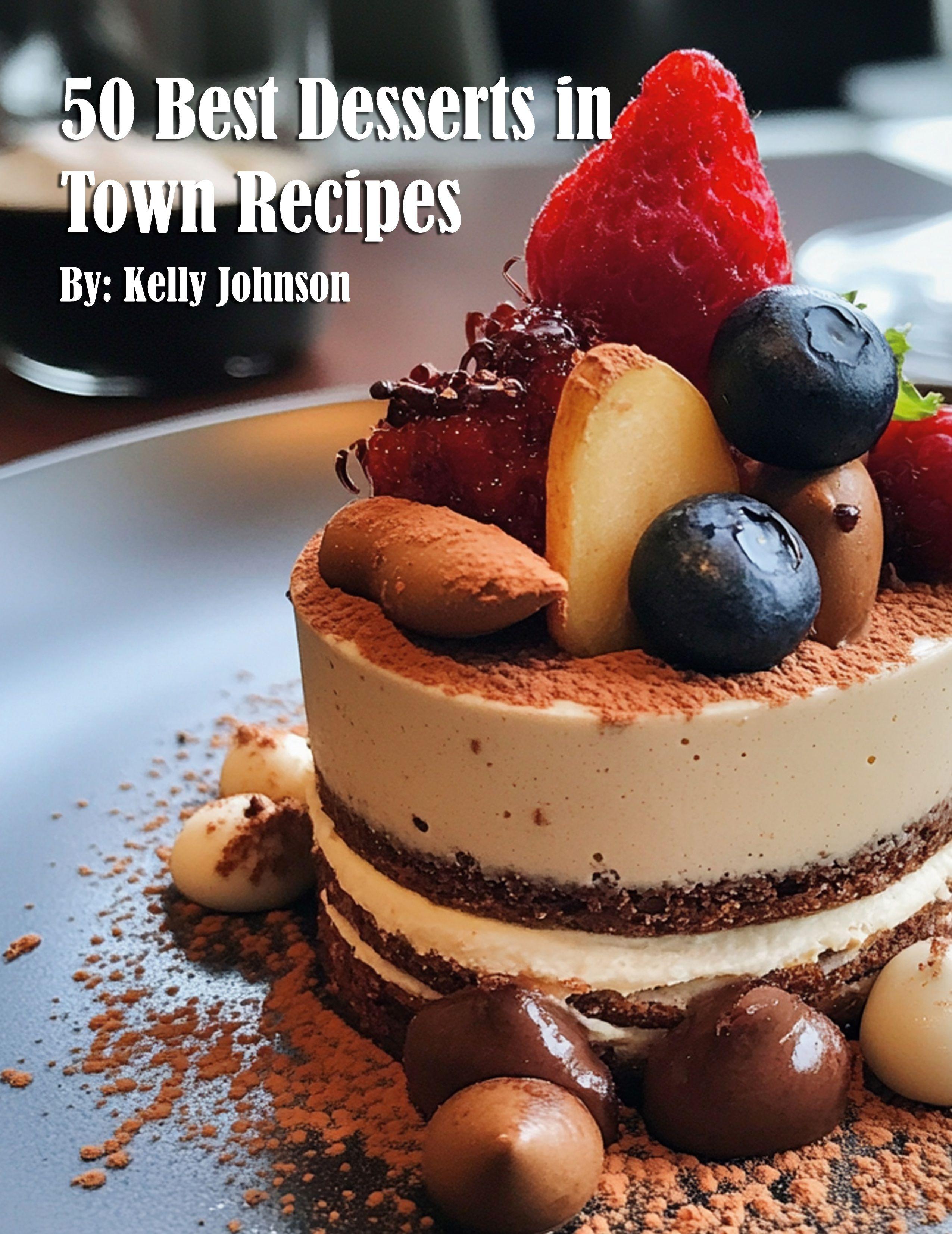 Vorderes Coverbild 50 Best Desserts in Town Recipes