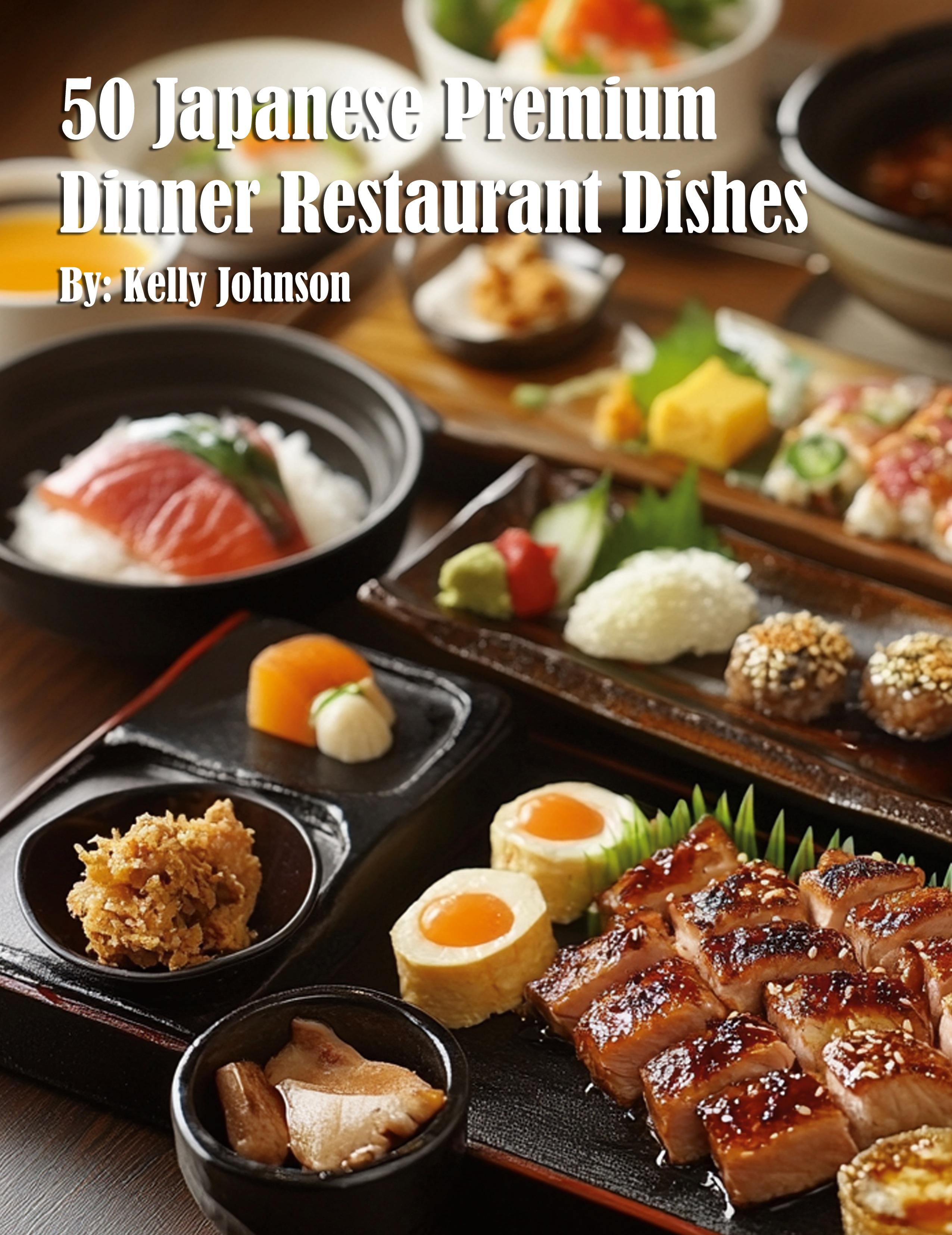 Vorderes Coverbild 50 Japanese Premium Dinner Restaurant Dishes