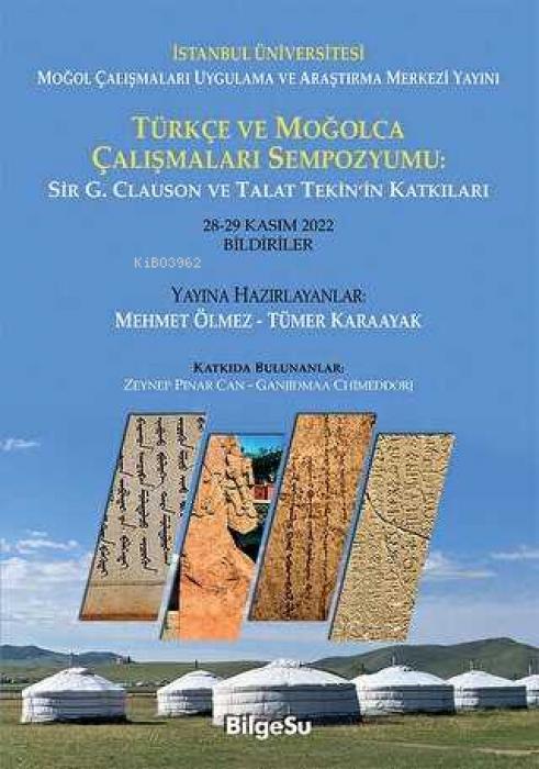 Vorderes Coverbild Türkce ve Mogolca Calismalari Sempozyumu