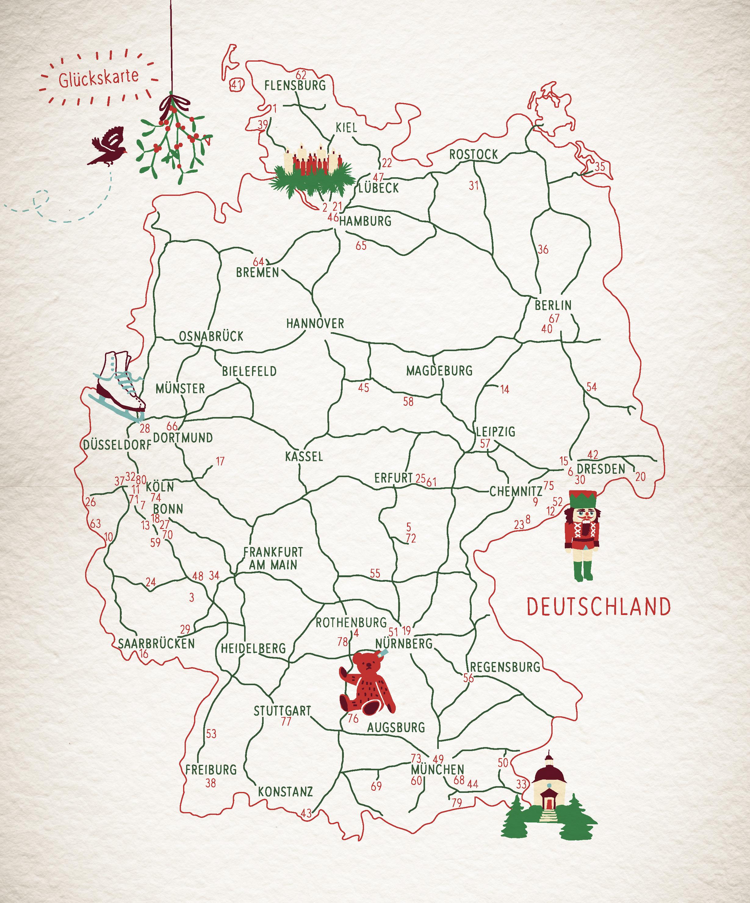Beispielinhalt (Bild) Glücksorte rund um Weihnachten