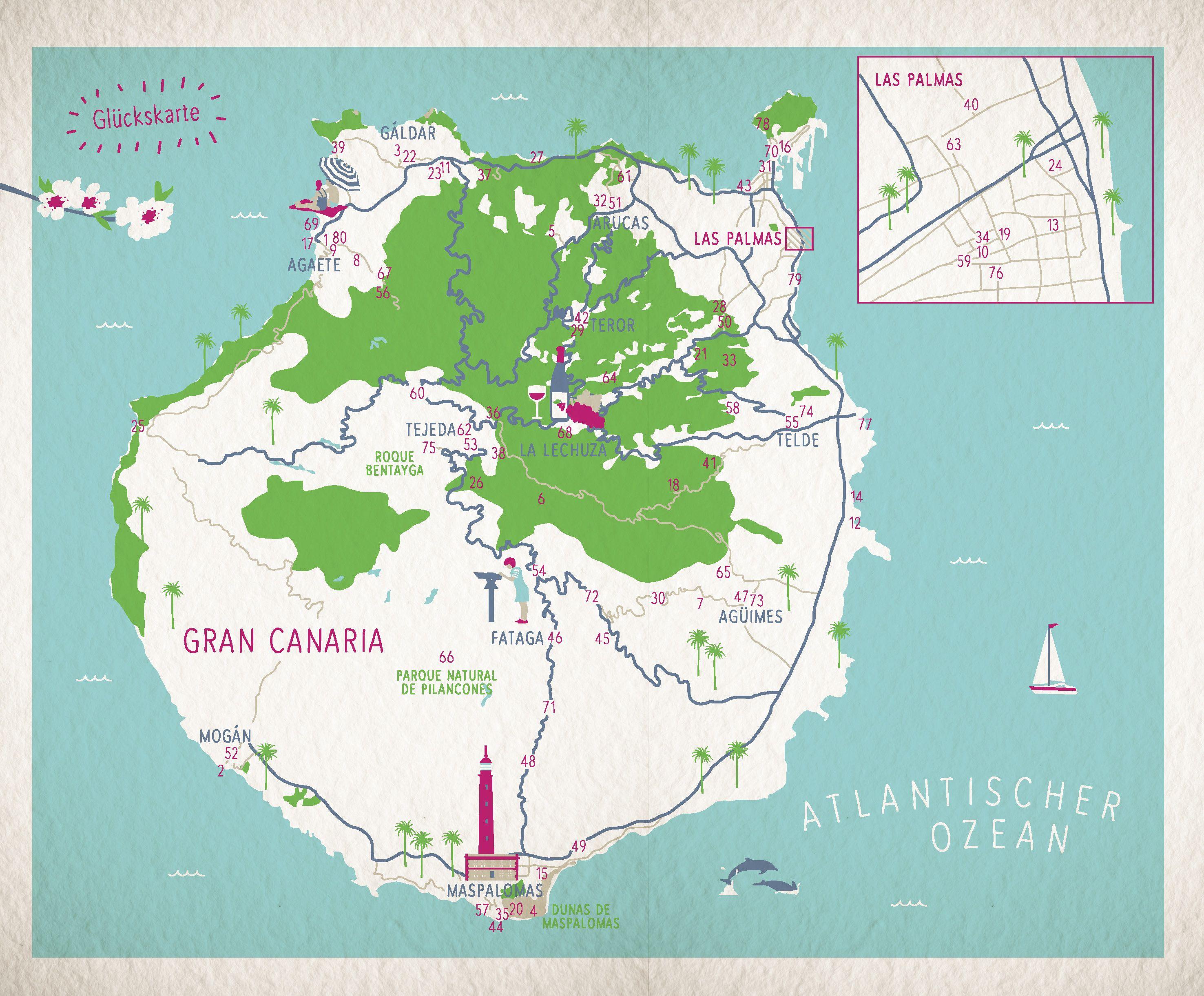 Beispielinhalt (Bild) Glücksorte auf Gran Canaria