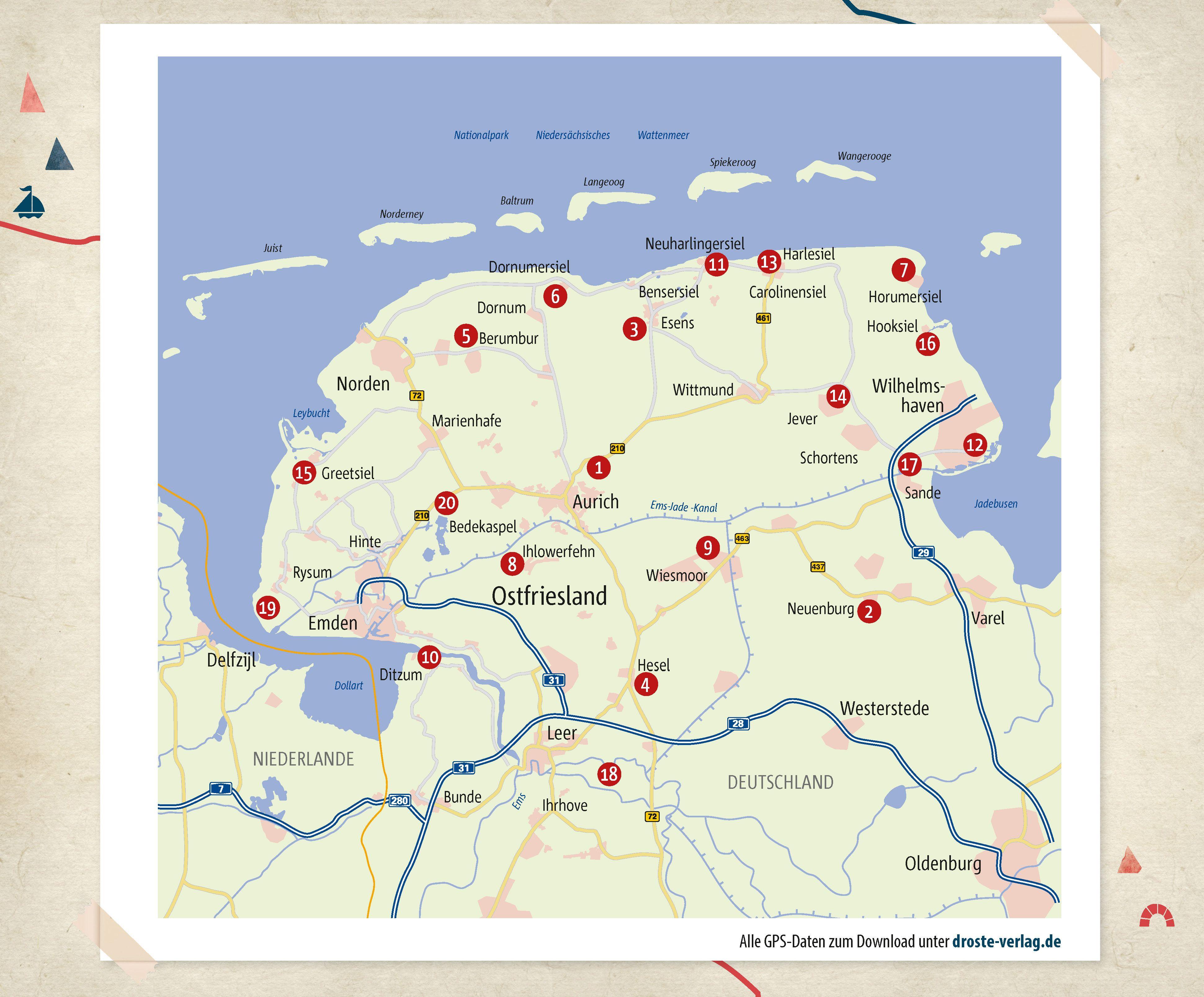 Beispielinhalt (Bild) Ostfriesland. Wandern für die Seele