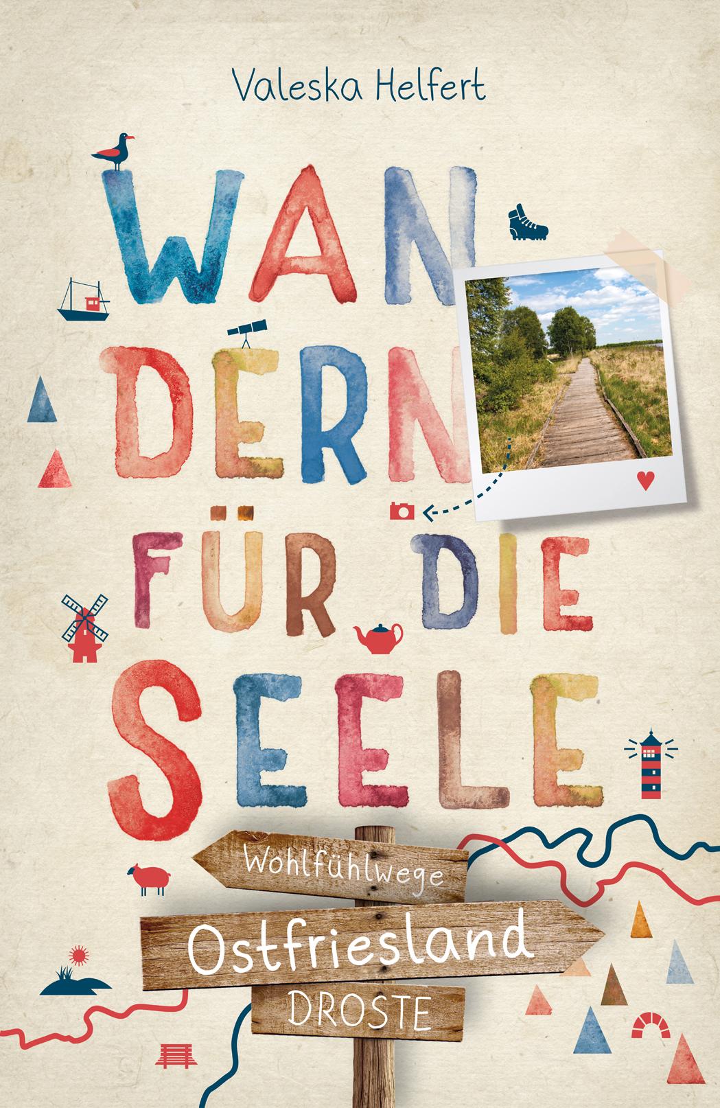 Vorderes Coverbild Ostfriesland. Wandern für die Seele